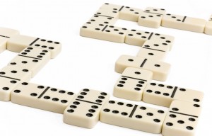 White domino game