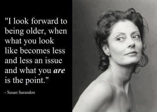 Susan Sarandon aging quote